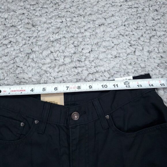 Levi's High Waisted Mom Jeans Cotton Hemp Chino Pants Black 28 x 30 High Rise - Picture 7 of 10